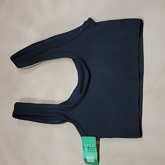 GAP Teen Size 8 Black Sports Bra / Tank Bra / Shelf Bra, NEW with Tag - Picture 4 of 5